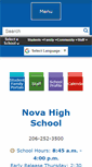 Mobile Screenshot of novahs.seattleschools.org