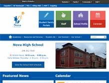 Tablet Screenshot of novahs.seattleschools.org