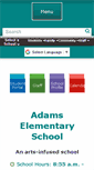 Mobile Screenshot of adamses.seattleschools.org