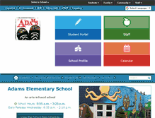 Tablet Screenshot of adamses.seattleschools.org