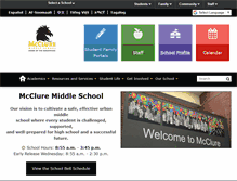 Tablet Screenshot of mcclurems.seattleschools.org