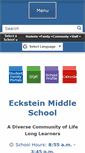 Mobile Screenshot of ecksteinms.seattleschools.org
