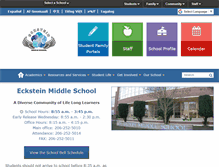 Tablet Screenshot of ecksteinms.seattleschools.org