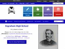 Tablet Screenshot of ingrahamhs.seattleschools.org