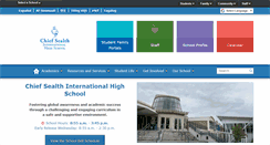 Desktop Screenshot of chiefsealthhs.seattleschools.org