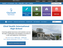 Tablet Screenshot of chiefsealthhs.seattleschools.org