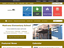 Tablet Screenshot of madronak8.seattleschools.org