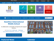 Tablet Screenshot of hamiltonms.seattleschools.org