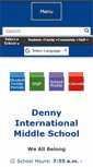 Mobile Screenshot of dennyms.seattleschools.org