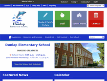 Tablet Screenshot of dunlapes.seattleschools.org